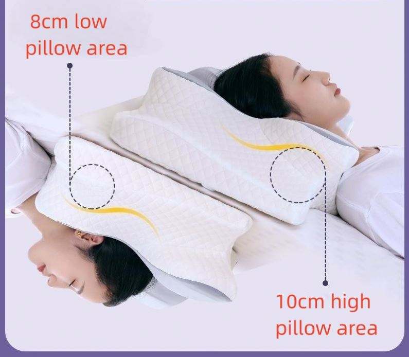 Ergonomic Memory Foam Cervical Pillow For Sleep Support And Neck Pain Relief