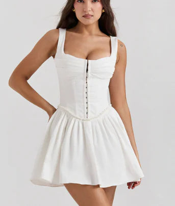 Modern Coralina Corset Dress (One Piece) - Jackie's Majestic Trinkets & Garments