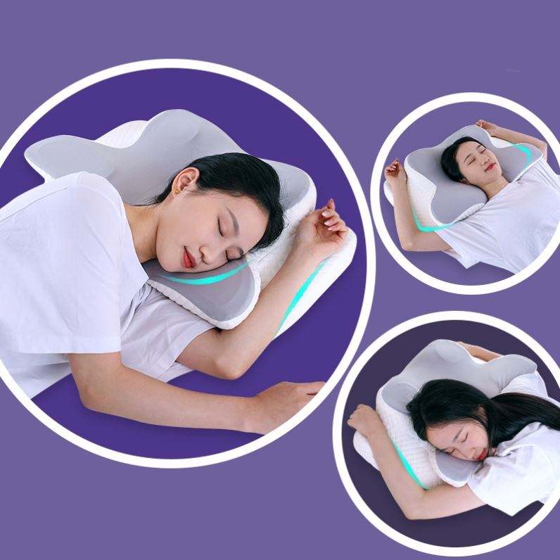 Ergonomic Memory Foam Cervical Pillow For Sleep Support And Neck Pain Relief