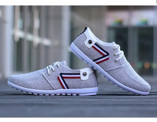 Men's Canvas Shoes - Old Beijing Style Sneaker - Jackie's Majestic Trinkets & Garments