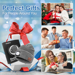 Stocking Stuffers for Adults Men, Bluetooth Beanie Hat with Light, Mens Gifts for Men Dad Him Grandpa Husband Christmas Grey - Jackie's Majestic Trinkets & Garments