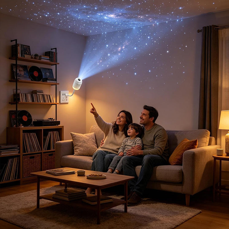 Galaxy Projector Led Night Light With 24 Hd Films And Remote