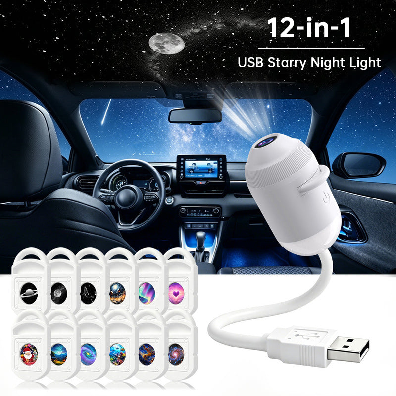 Galaxy Projector Led Night Light With 24 Hd Films And Remote