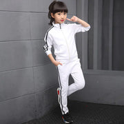 2020 New White Sports Suit for Kids (Trendy Korean Style) - Jackie's Majestic Trinkets & Garments