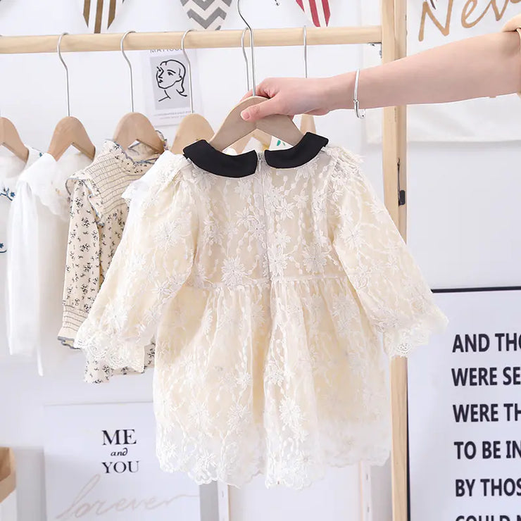 Girls Lace Princess Dress - Western Style for Kids - Jackie's Majestic Trinkets & Garments