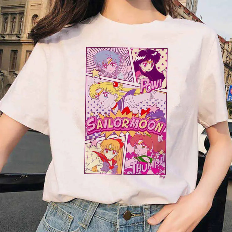 Sailor Moon Printed Short Sleeve T-Shirt Merchandise