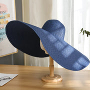 Women's Casual Large Brim Sunshade Hat - Jackie's Majestic Trinkets & Garments