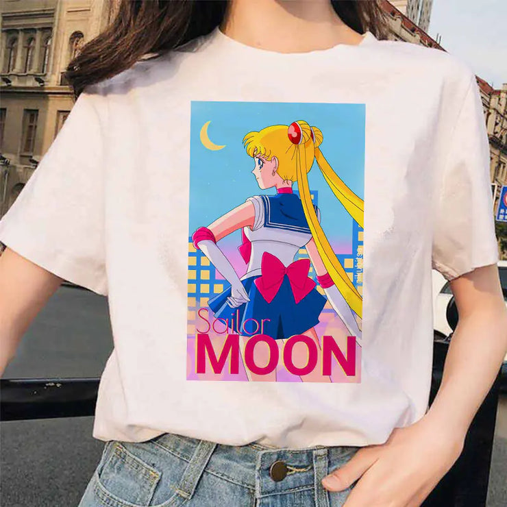 Sailor Moon Printed Short Sleeve T-Shirt Merchandise