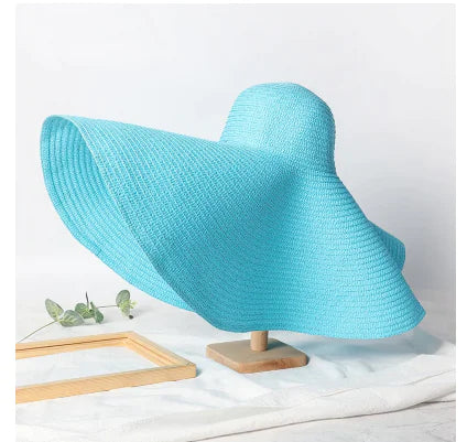 Women's Casual Large Brim Sunshade Hat - Jackie's Majestic Trinkets & Garments