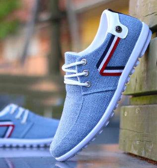 Men's Canvas Shoes - Old Beijing Style Sneaker - Jackie's Majestic Trinkets & Garments