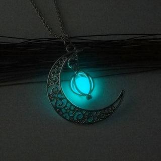 Caxybb Brand Fashion Women's Shine Moonstone Charm Shining Stone Necklaces...