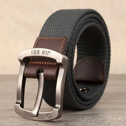 Men's Canvas Belt with Adjustable Length for Outdoor Use - Jackie's Majestic Trinkets & Garments