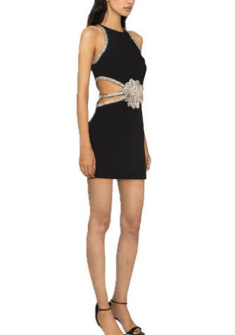 Summer Fashion Rhinestone Flower Dress - Sleeveless Style - Jackie's Majestic Trinkets & Garments