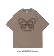 Women's Embroidered Butterfly Short-Sleeve T-Shirt - Jackie's Majestic Trinkets & Garments