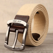Men's Canvas Belt with Adjustable Length for Outdoor Use - Jackie's Majestic Trinkets & Garments