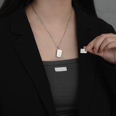 Mangley Is Bored Wearing a Secret! With Magnetic Force Can Open a Letter! Necklace - Jackie's Majestic Trinkets & Garments