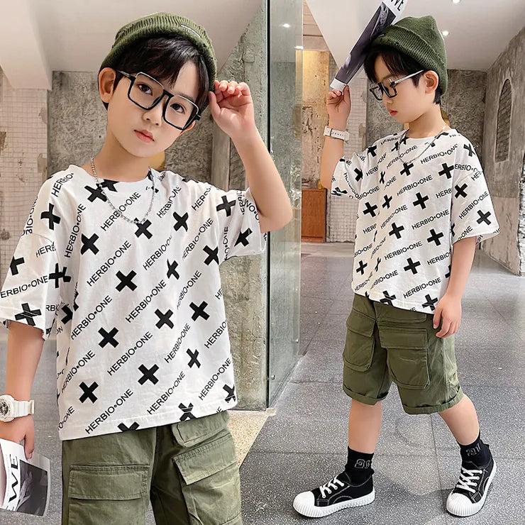 Summer Big Boy Stylish Tops for Kids' Fashion - Jackie's Majestic Trinkets & Garments