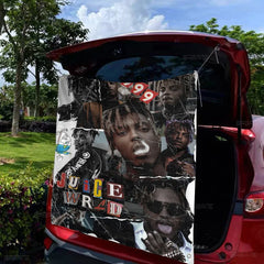 Hip Hop Rapper Juice Wrld Large Size Flags Printing Patterns Interesting Birthday Party Decorations Banner - Jackie's Majestic Trinkets & Garments