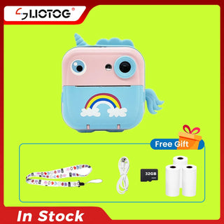 Children Digital Camera 1080P HD Toys Thermal Print Camera for...