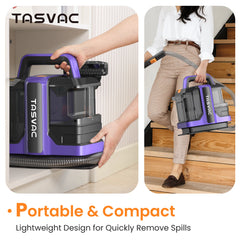 TASVAC C7 Portable Carpet & Upholstery Cleaner Machine for Pets, Stairs, Couch Area Rugs, Upholstery, Car Seat - Jackie's Majestic Trinkets & Garments