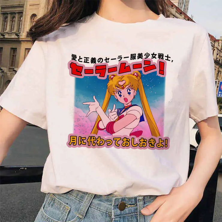 Sailor Moon Printed Short Sleeve T-Shirt Merchandise
