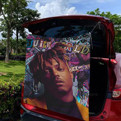 Hip Hop Rapper Juice Wrld Large Size Flags Printing Patterns Interesting Birthday Party Decorations Banner - Jackie's Majestic Trinkets & Garments