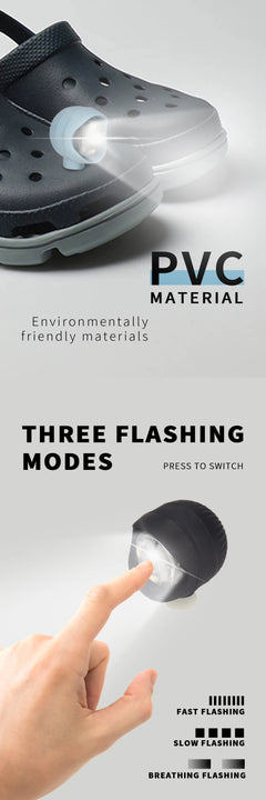 2pcs Shoe Lights - Brighten Up Your Outdoor Activities With The LED Headlight Shoe Light For Night Walking, Bicycle, Christmas,