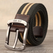 Men's Canvas Belt with Adjustable Length for Outdoor Use - Jackie's Majestic Trinkets & Garments
