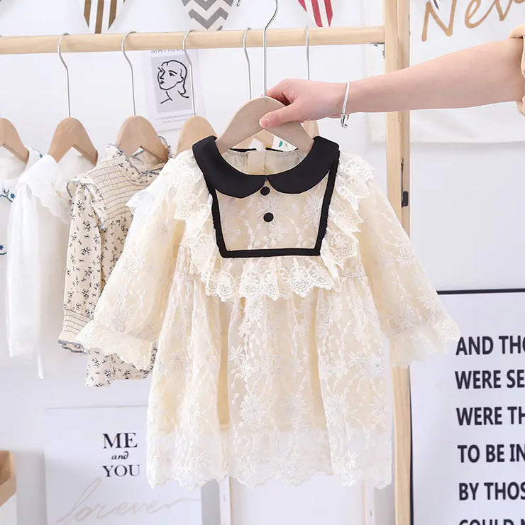 Girls Lace Princess Dress - Western Style for Kids - Jackie's Majestic Trinkets & Garments