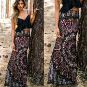 Classic Printed Midi Skirt for Women Fashion - Jackie's Majestic Trinkets & Garments
