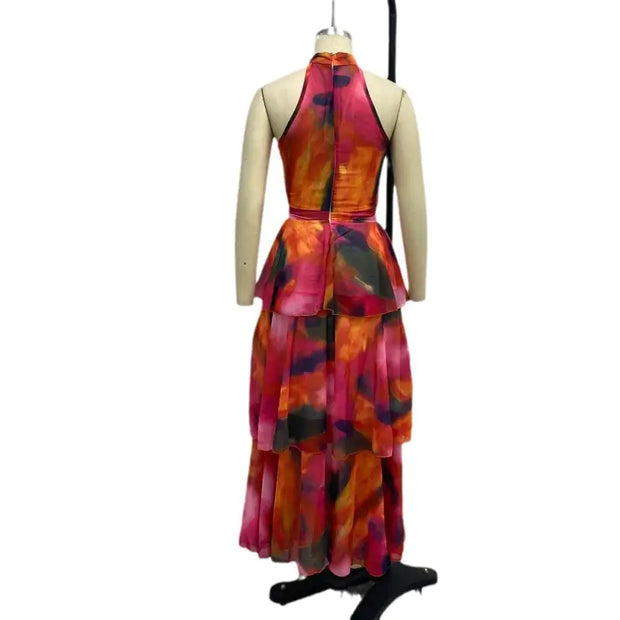 2023 Summer Fashion Floral Sleeveless Dress for Women - Jackie's Majestic Trinkets & Garments