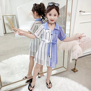 Western Style Short-Sleeved Princess Dress for Girls - Jackie's Majestic Trinkets & Garments