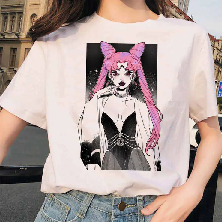 Sailor Moon Printed Short Sleeve T-Shirt Merchandise