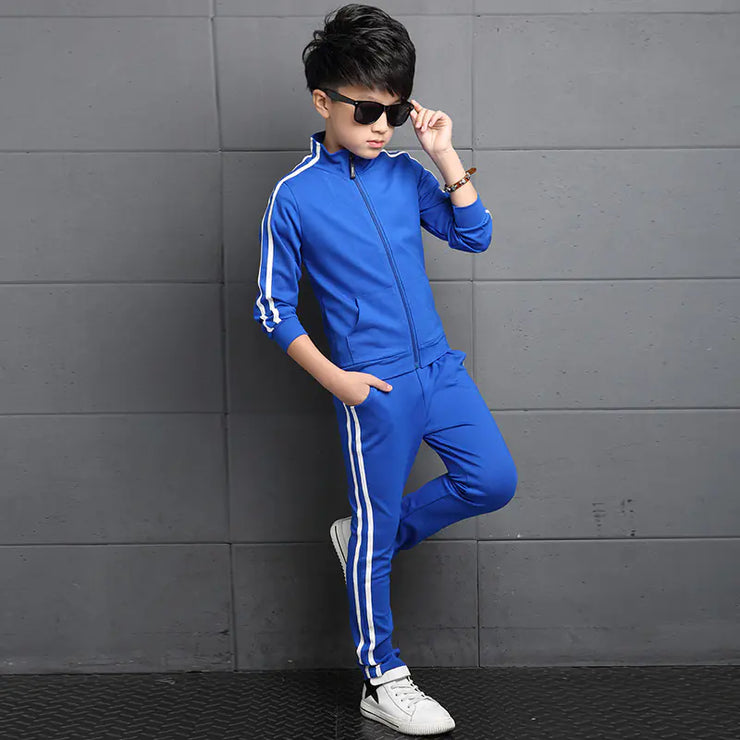 2020 New White Sports Suit for Kids (Trendy Korean Style) - Jackie's Majestic Trinkets & Garments