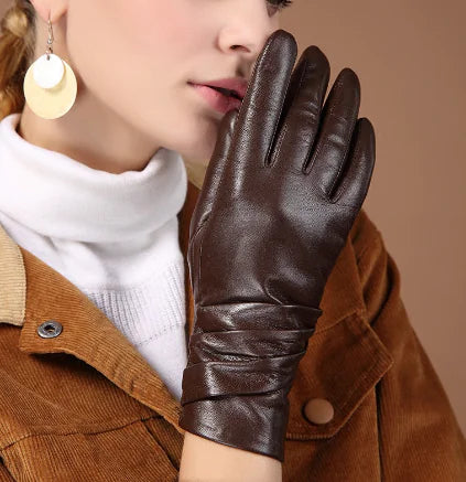 Minimalist Sheepskin Women's Gloves - Elegant Gift - Jackie's Majestic Trinkets & Garments