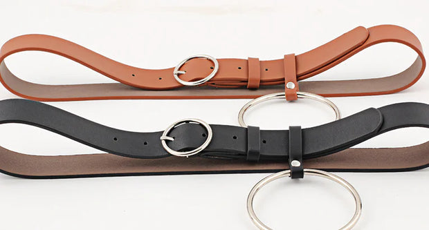 New Silver Circle Belt for Women - Versatile Decor - Jackie's Majestic Trinkets & Garments