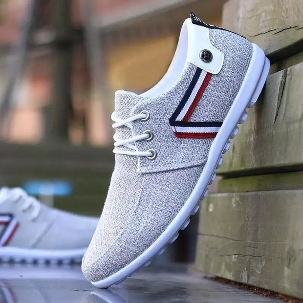 Men's Canvas Shoes - Old Beijing Style Sneaker - Jackie's Majestic Trinkets & Garments