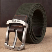 Men's Canvas Belt with Adjustable Length for Outdoor Use - Jackie's Majestic Trinkets & Garments