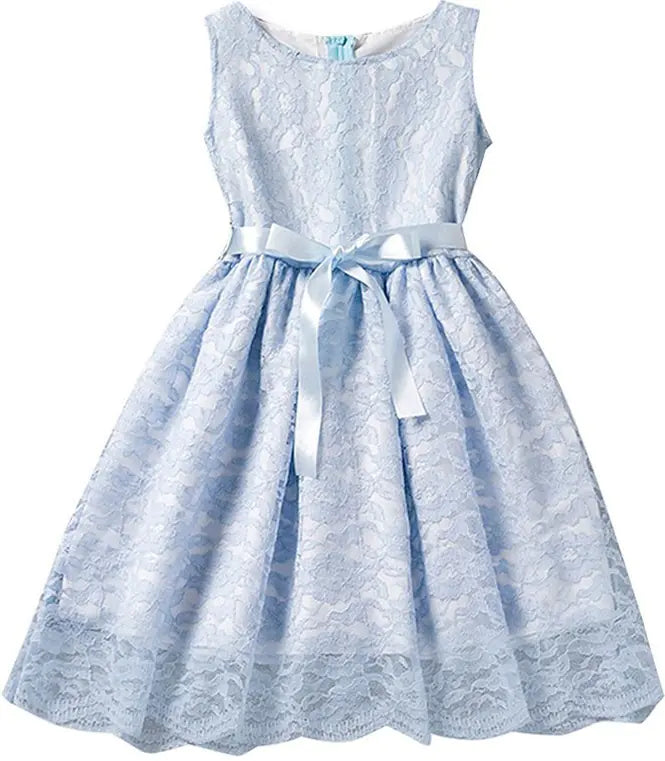 Princess Lace Dress - Korean Kids' Fashion for Girls - Jackie's Majestic Trinkets & Garments