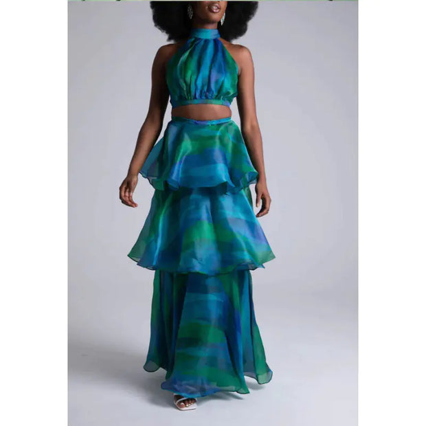 2023 Summer Fashion Floral Sleeveless Dress for Women - Jackie's Majestic Trinkets & Garments