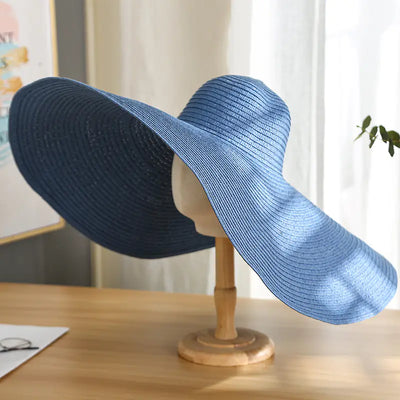 Women's Casual Large Brim Sunshade Hat - Jackie's Majestic Trinkets & Garments