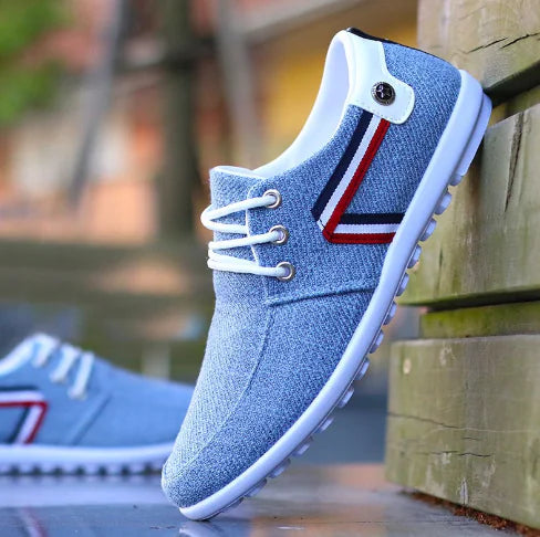 Men's Canvas Shoes - Old Beijing Style Sneaker - Jackie's Majestic Trinkets & Garments